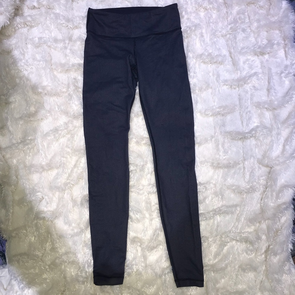 Lululemon navy wunder under pant full on hi rise